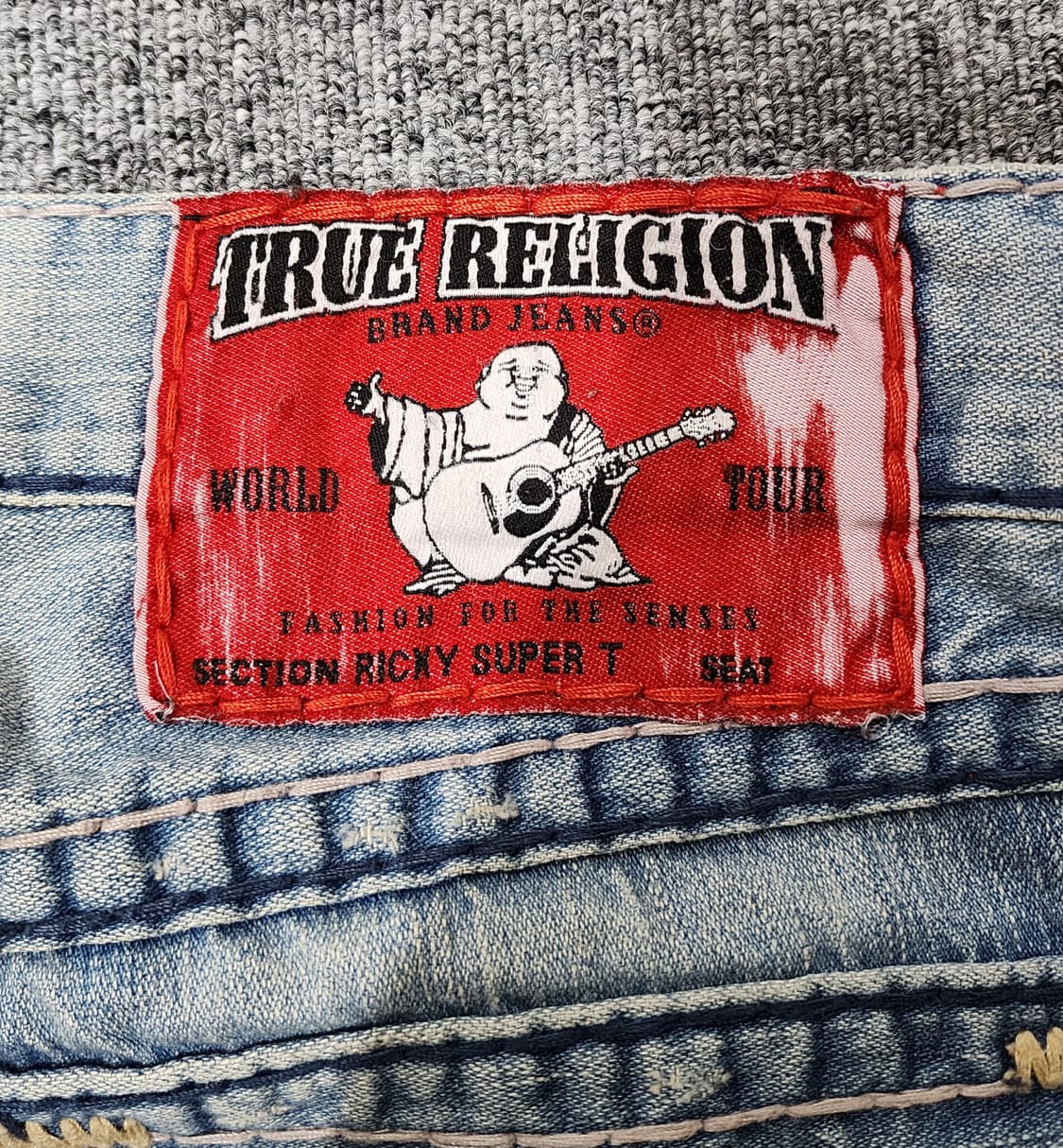 트루릴리젼 RICKY SUPERT 리키 슈퍼티 워싱 데님팬츠 청바지 31 상품이미지9