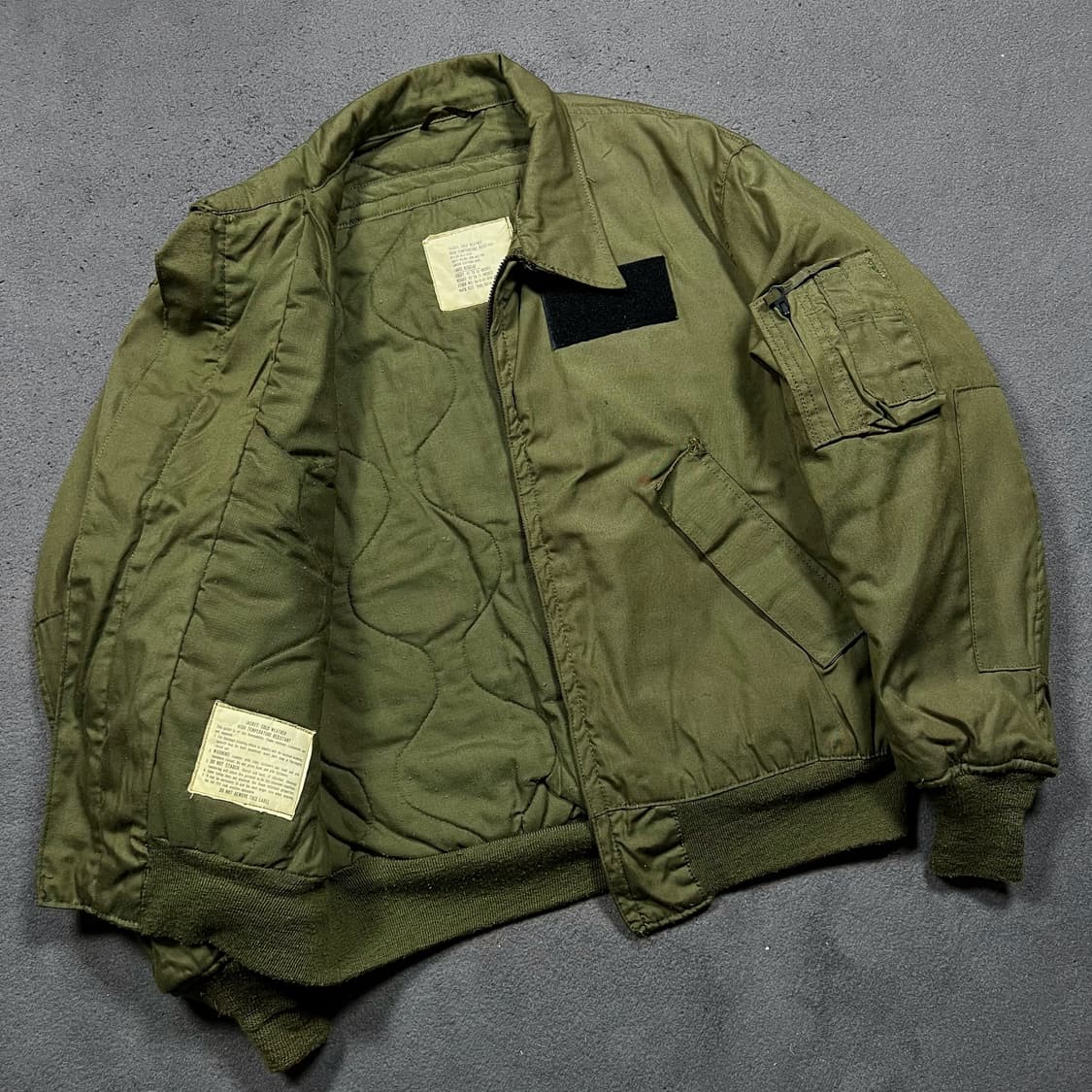 80's Military USA 콜드웨더 CVC 탱커 자켓  상품이미지3