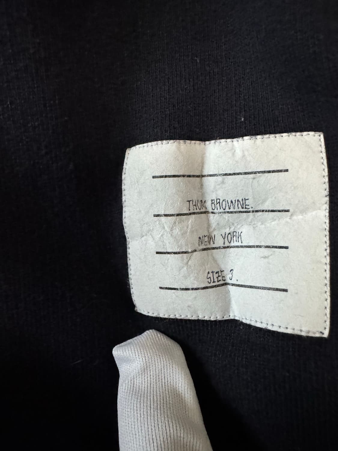 (정품) 톰브라운 백 삼선 맨투맨  상품이미지4