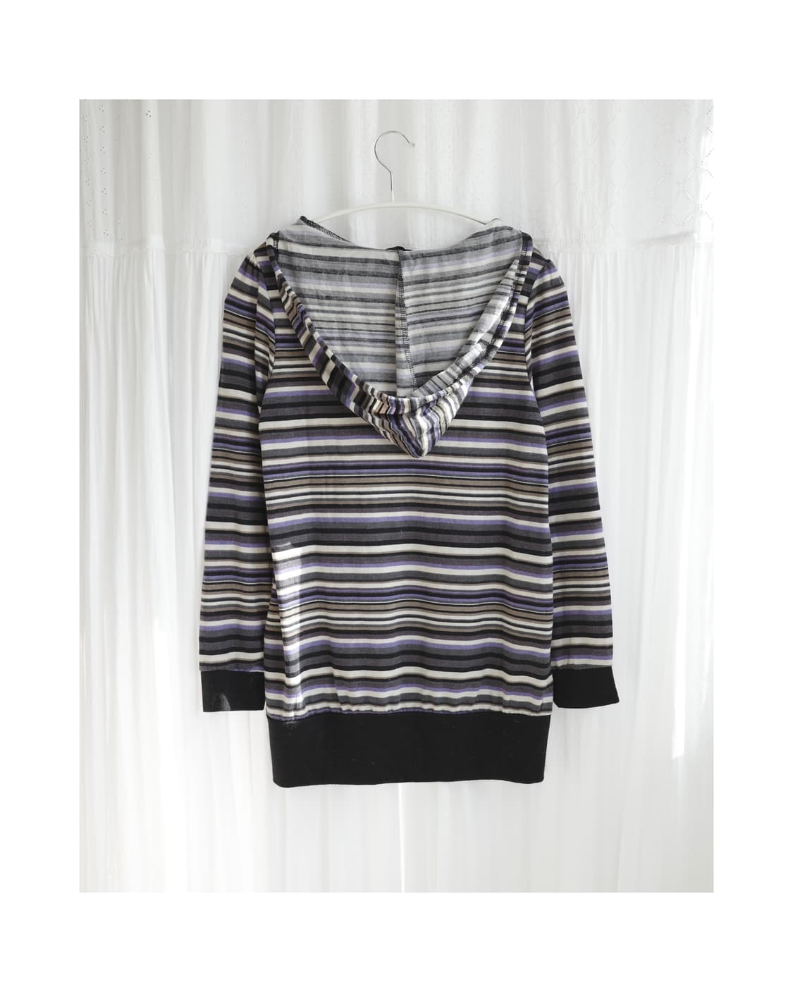 Stripe purple hoodie 상품이미지4