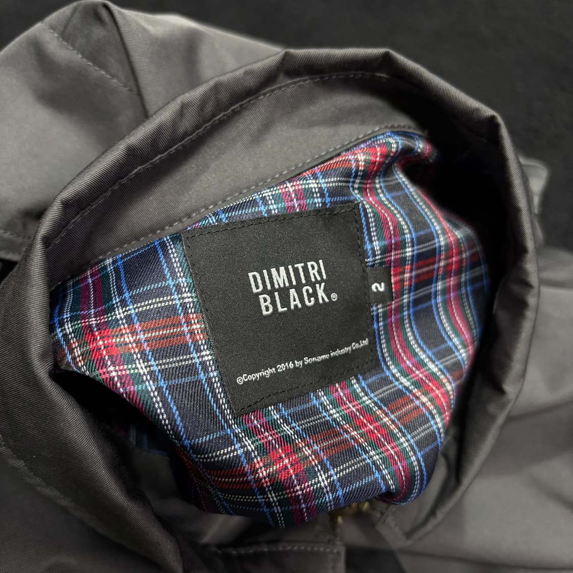 2 L 디미트리블랙 진그레이 스윙탑 블루종자켓 상품이미지3