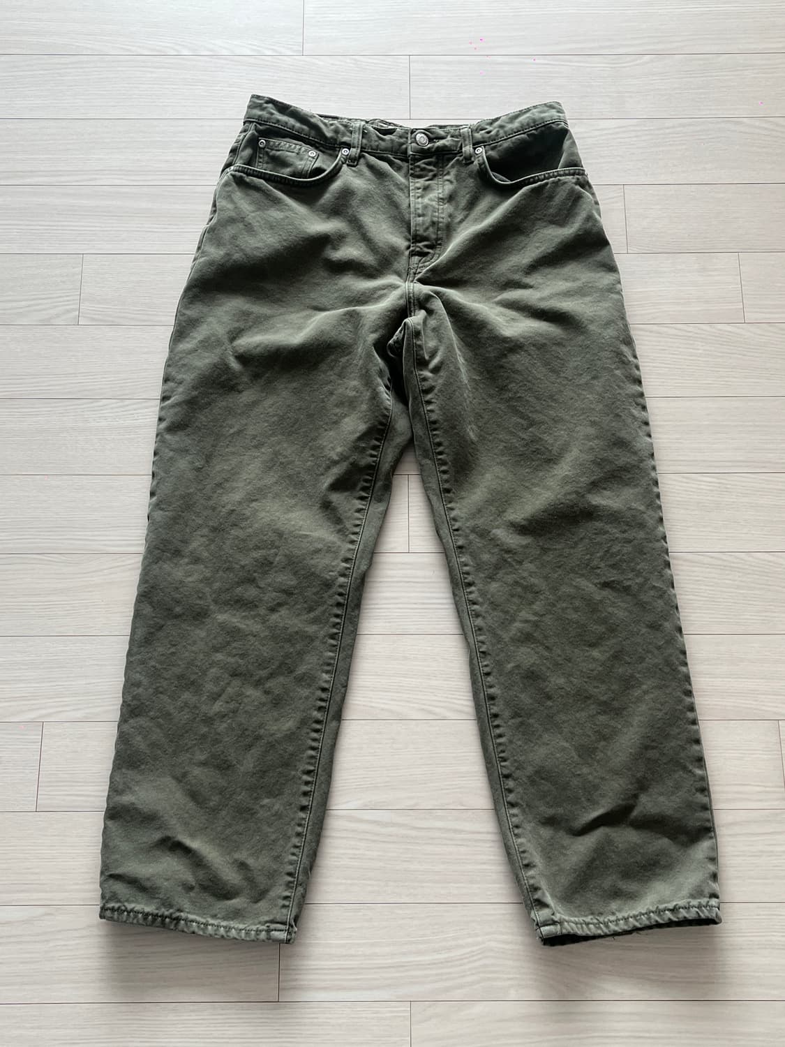 stussy 스투시 데님 빅올진 올리브 컬러 30 상품이미지2