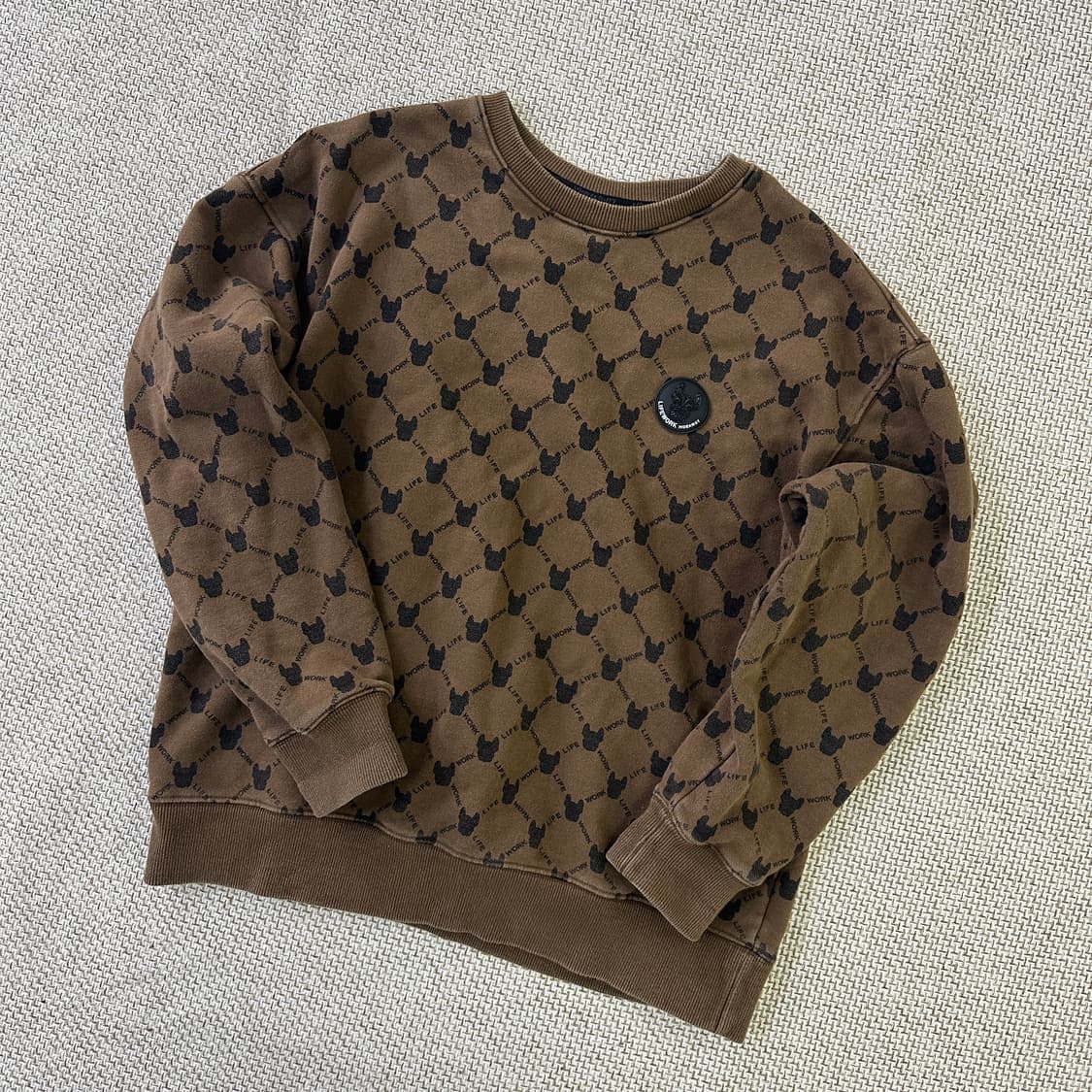 M 라이프워크 라도그램 맨투맨 0406D 상품이미지1