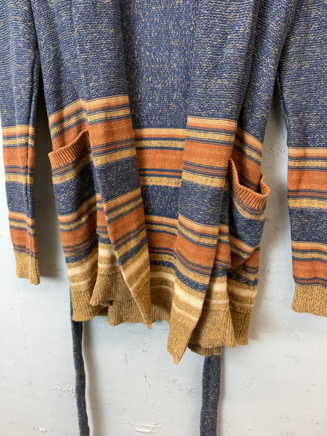 폴로랄프로렌 큐알라벨 스트라이프 벨트 린넨 코튼 가디건 상품이미지6