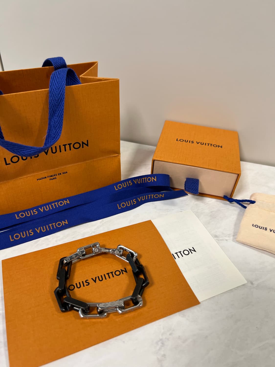 [M] 루이비통 버질아블로 모노그램 체인 팔찌 상품이미지2