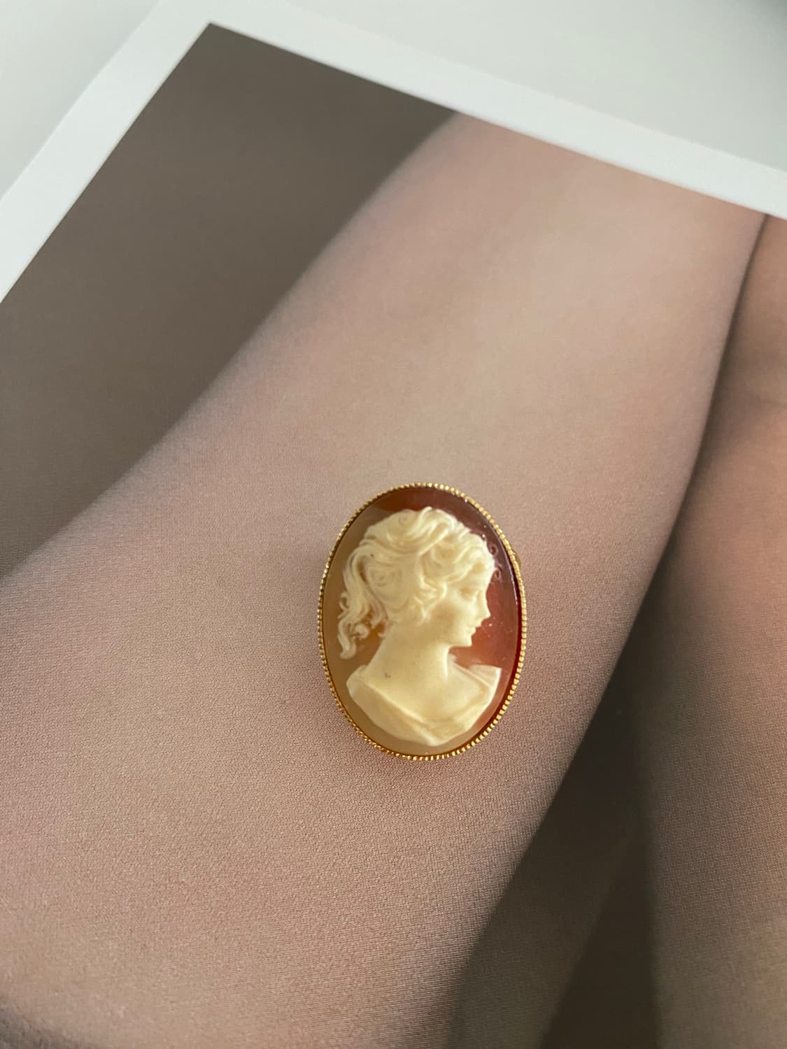 빈티지 카메오 리폼 브로치 상품이미지2