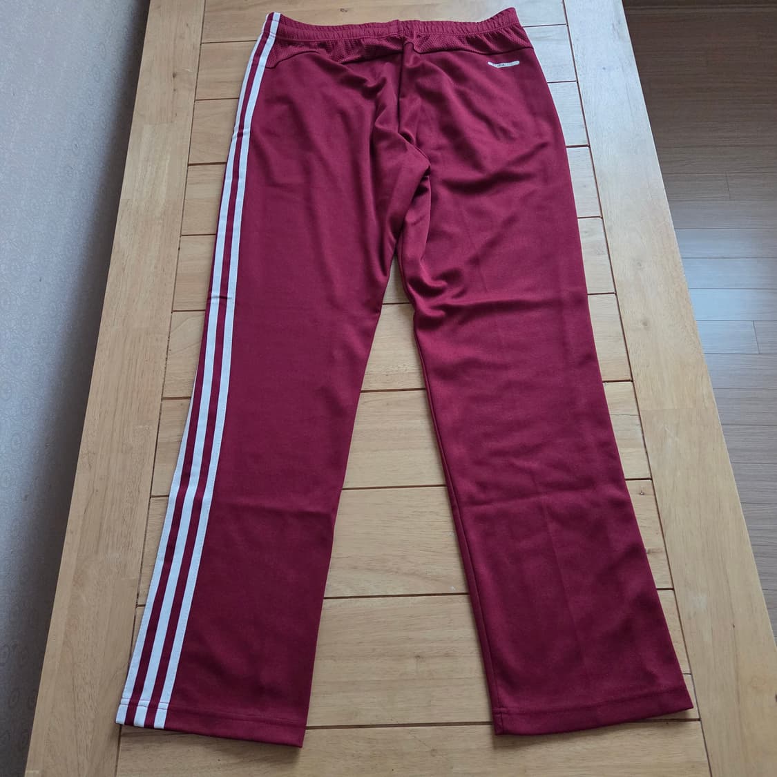 100 아디다스 삼선 트레이닝 팬츠 버건디 바지185 상품이미지3
