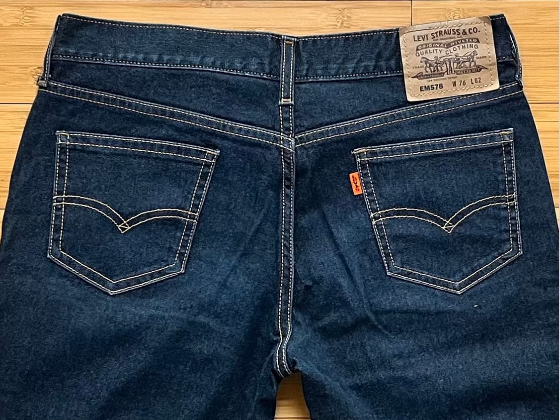 리바이스 EM578 오렌지탭 데님팬츠 W76 L82 상품이미지4
