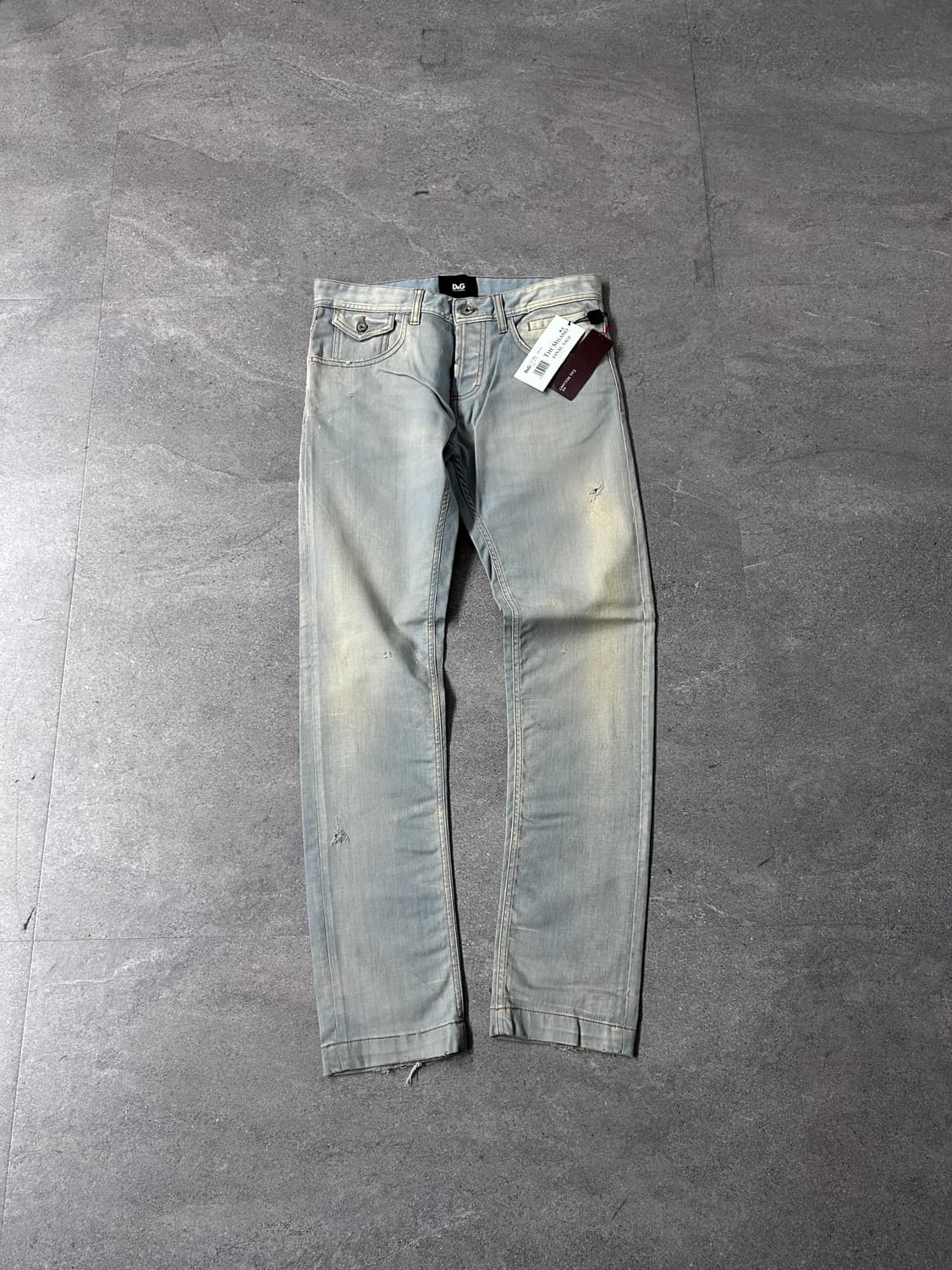 deadstock* 돌체앤가바나 블리치 워싱 데님 팬츠 상품이미지6