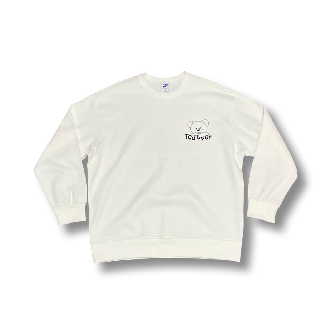 [F] DBJD 더블제이디 곰돌이 자수 맨투맨 아이보리 상품이미지1