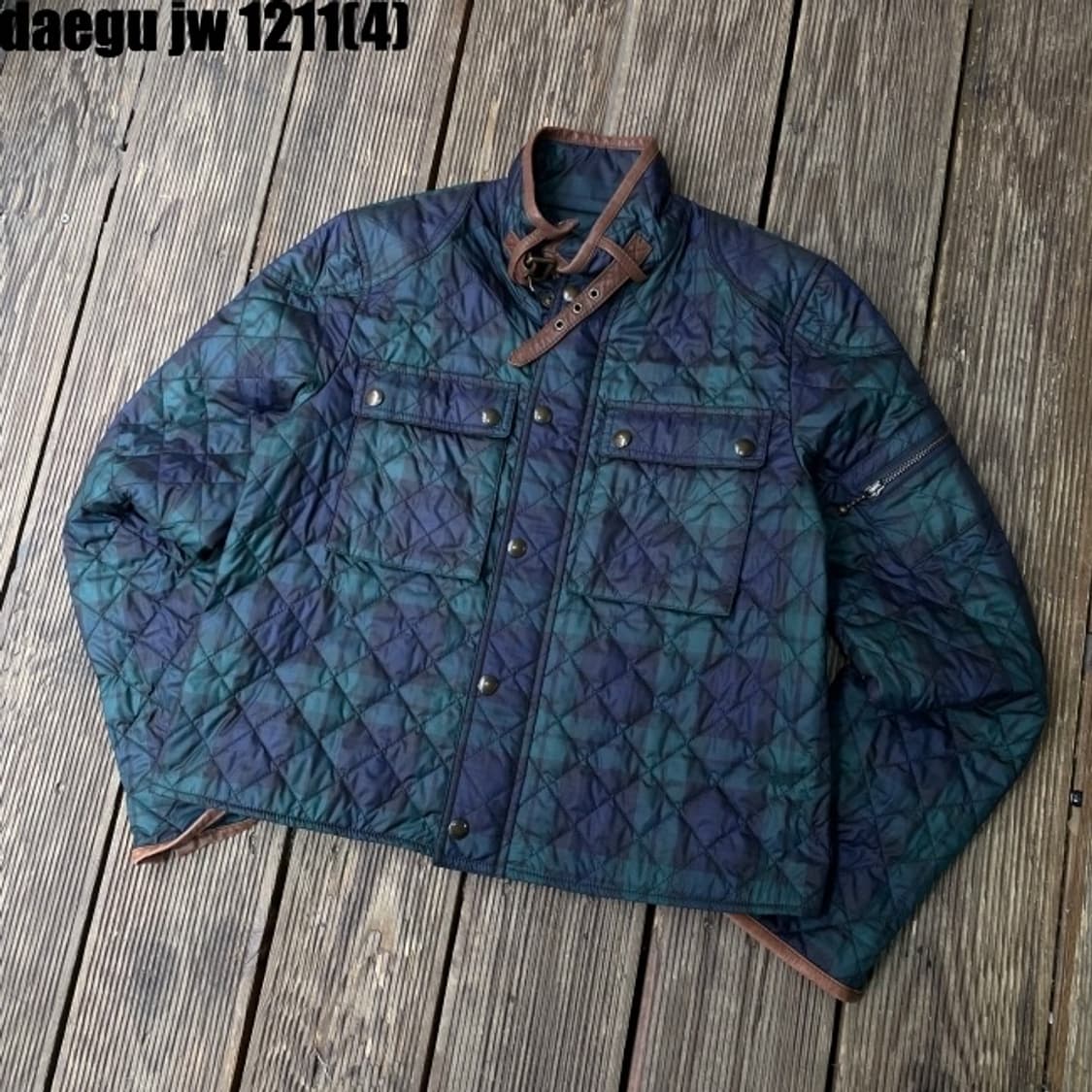 폴로 퀼팅 집업 자켓 S  상품이미지2