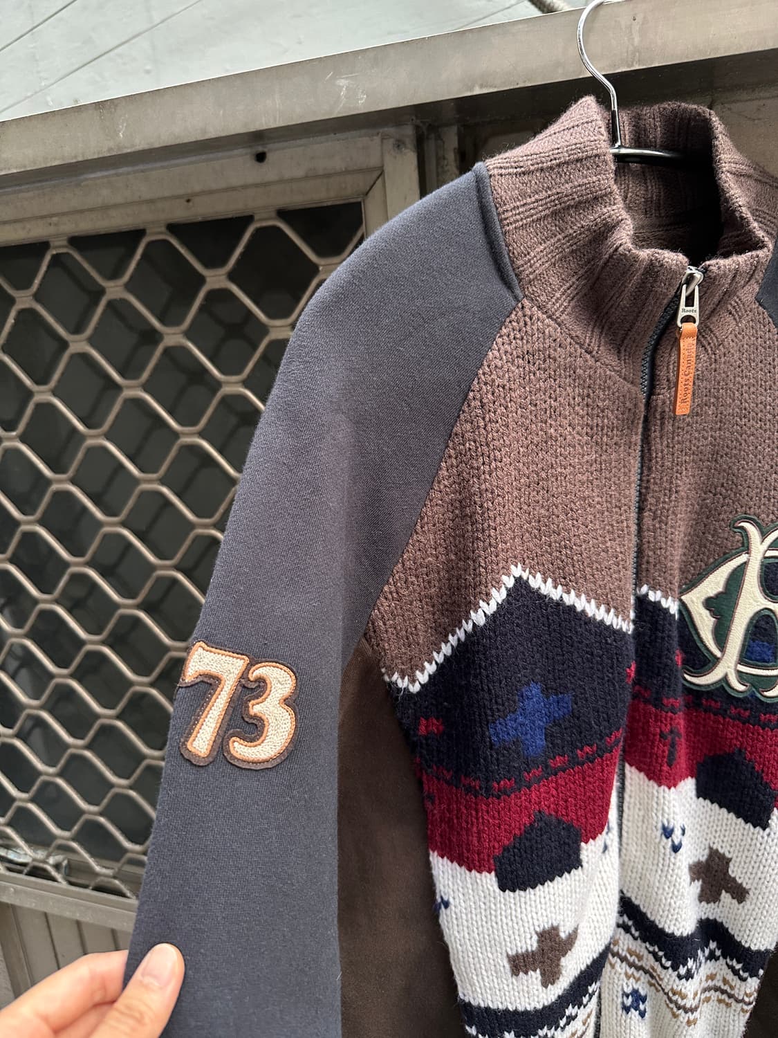 Vintage Roots cowichan nordic knit zip u 상품이미지4
