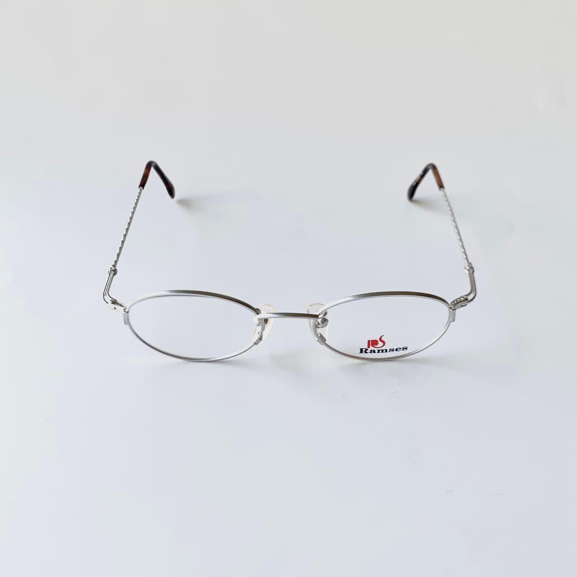 739 데드스탁 실버 라운드 꼬임 호피팁 유니크 빈티지안경 상품이미지2