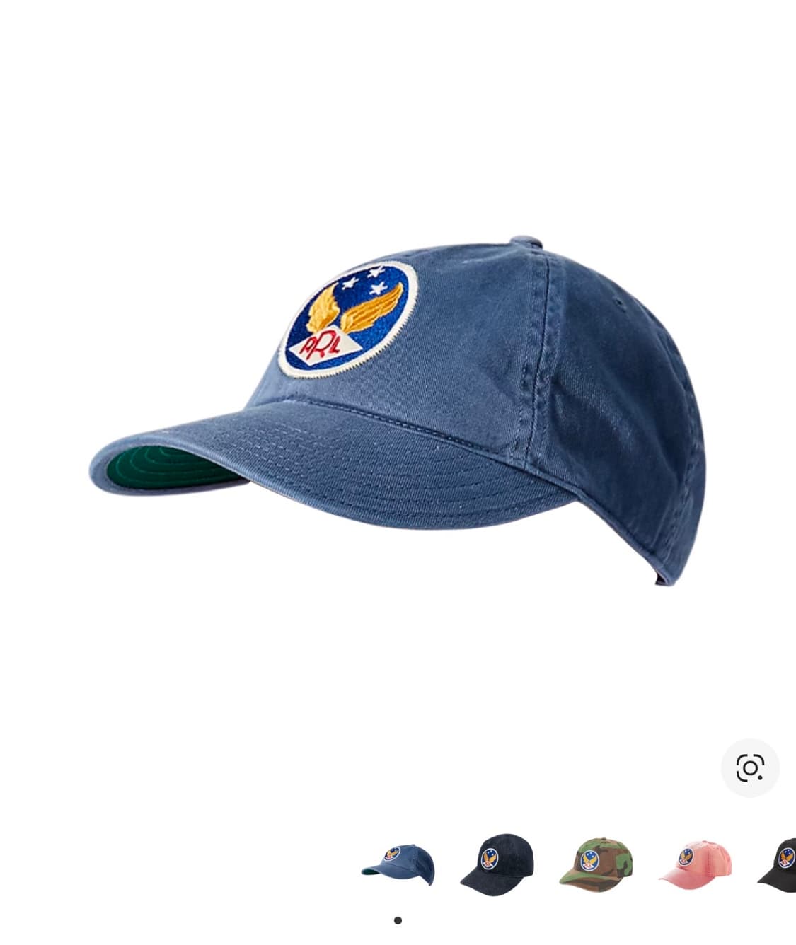 더블알엘 가먼트 다잉 트윌 볼캡 블루 (새상품) 상품이미지1