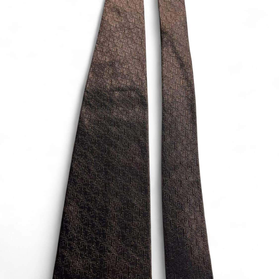 디올옴므 오블리크 자카드 패턴 실크 넥타이 상품이미지6