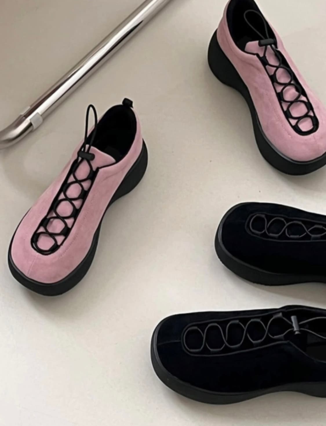 스트링 플랫폼 스니커즈 상품이미지1