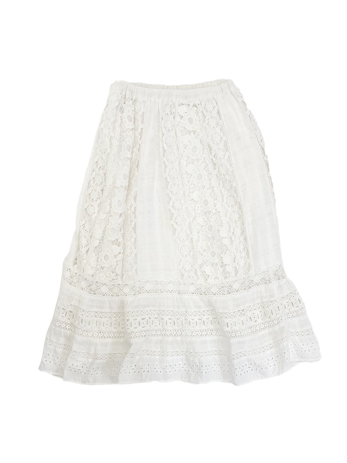 Goa Lace Panel Skirt/ Os 상품이미지2