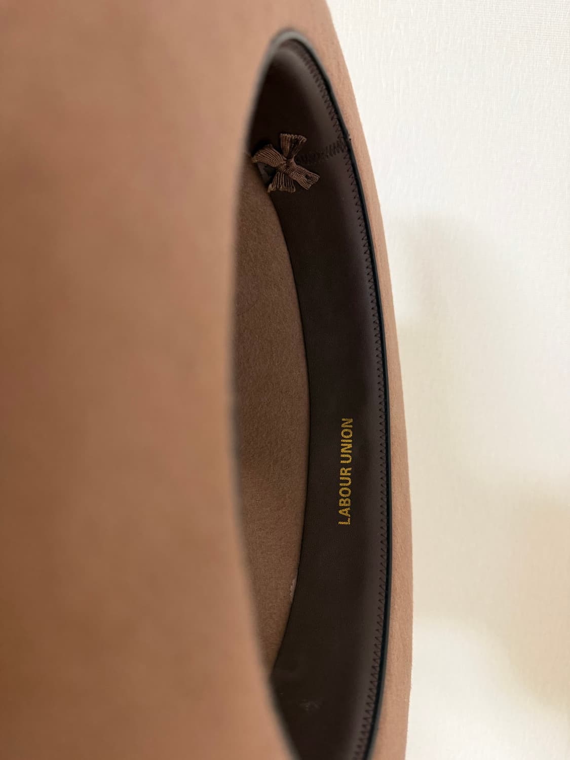 카멜 울 펠트햇 페도라 판매 레이버 유니언 Labour union 상품이미지5