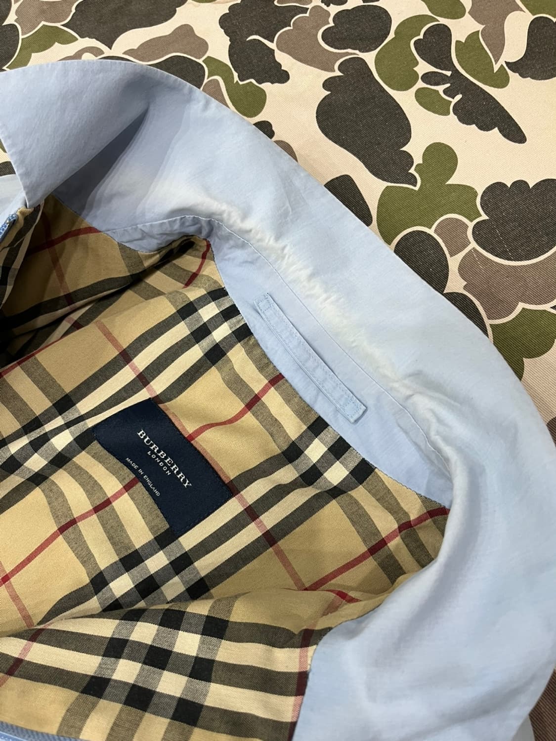 버버리 블루종 자켓 Made in ENGLAND 상품이미지10