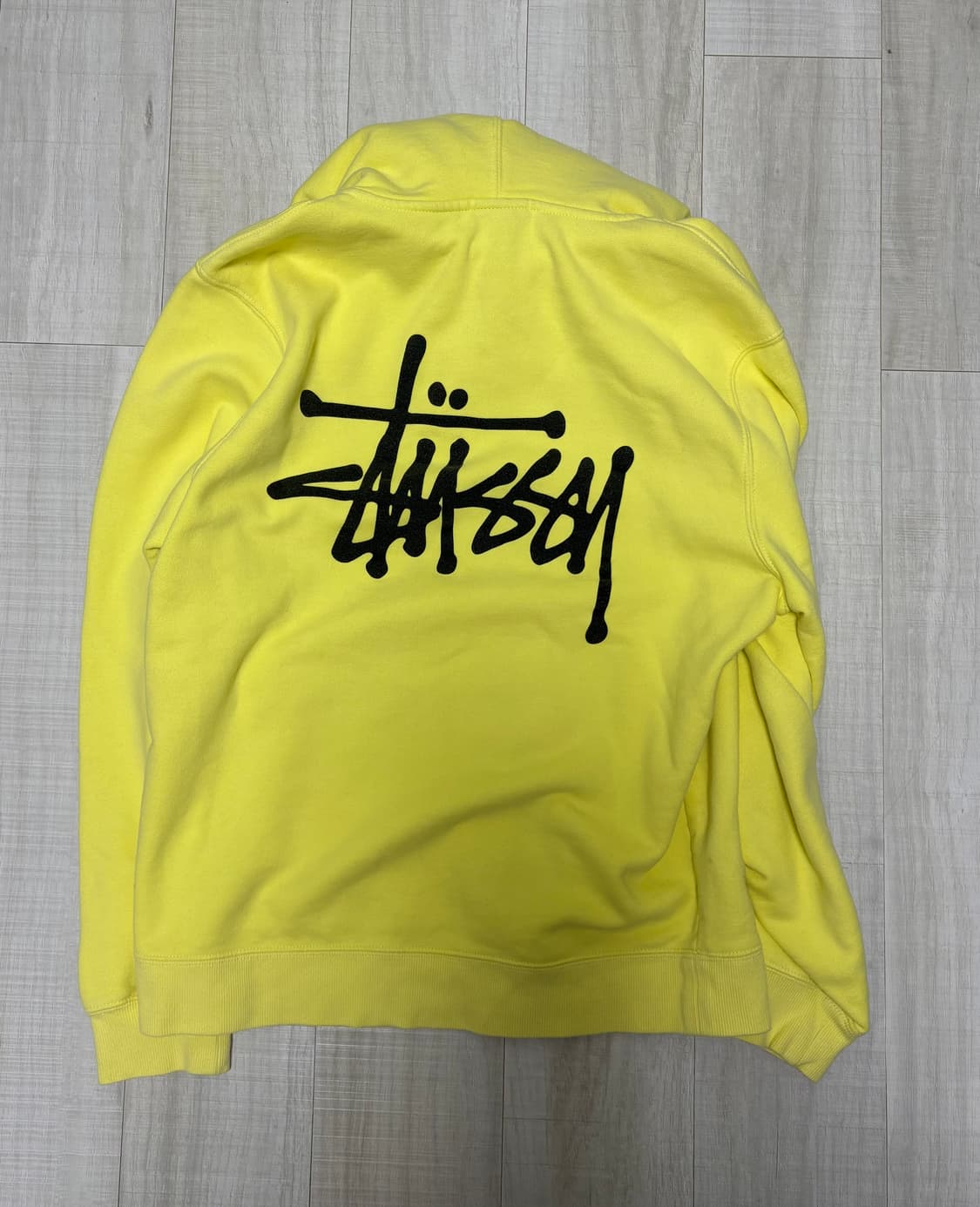 스투시 베이직 후드집업 레몬 상품이미지2