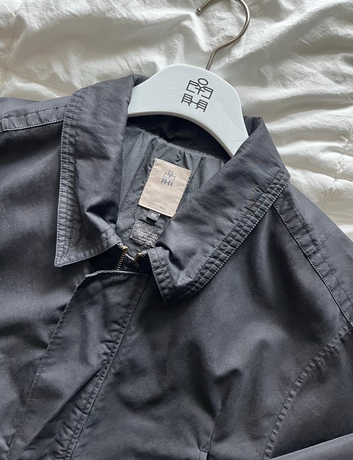 폴리테루 hvc 카코트 워시드 블랙 상품이미지2