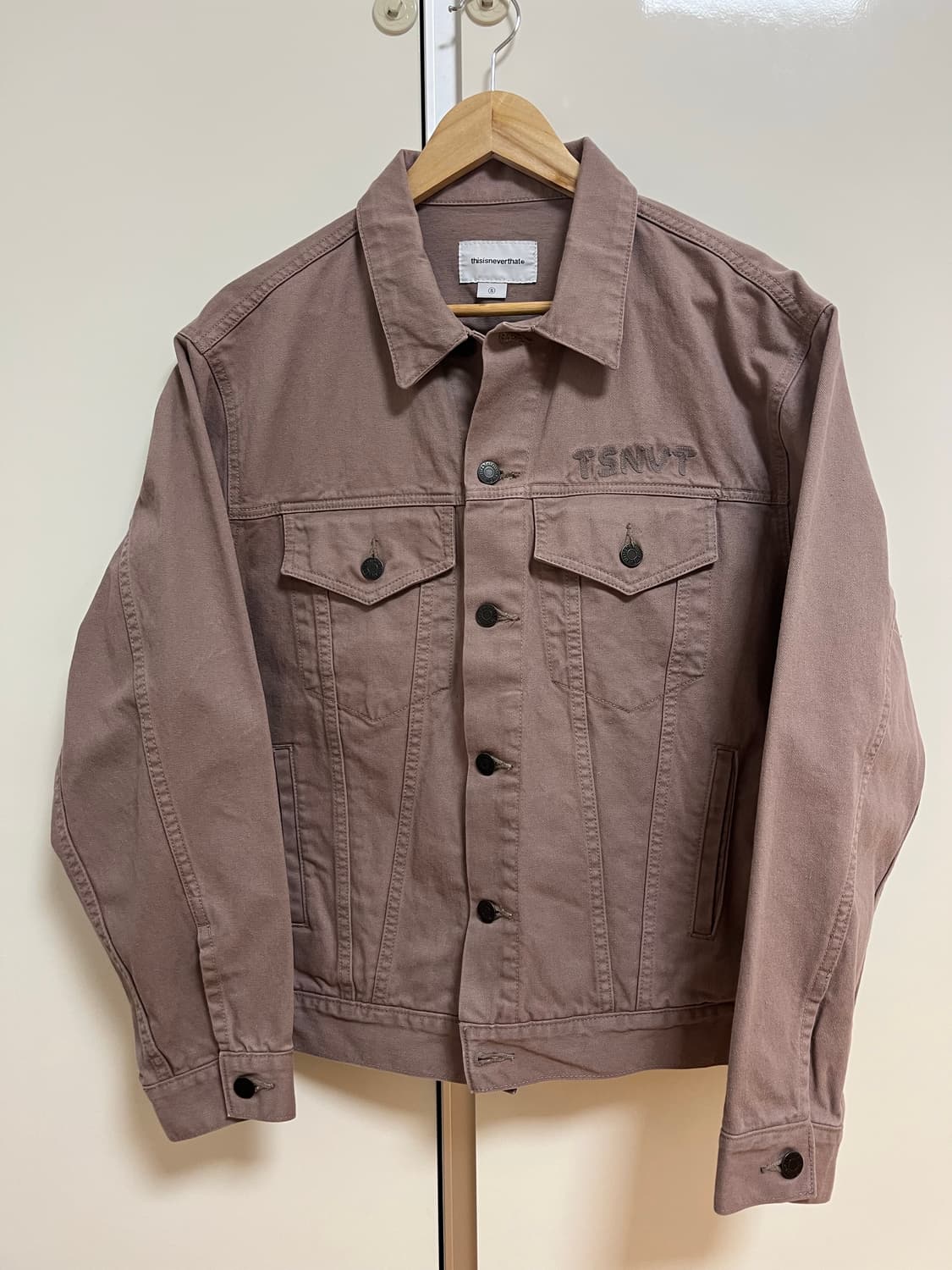 디스이즈네버댓 트러커 자켓 더스티핑크 상품이미지2