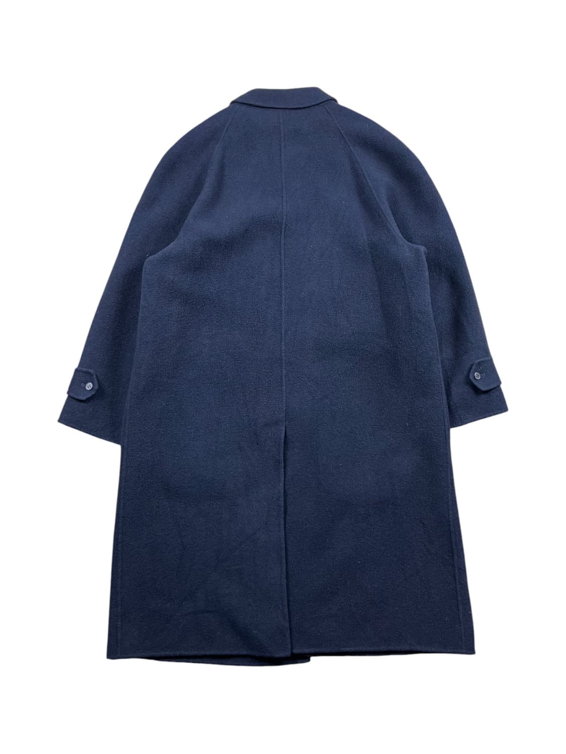 Vintage 네이비 울혼방 발마칸 코트 상품이미지3