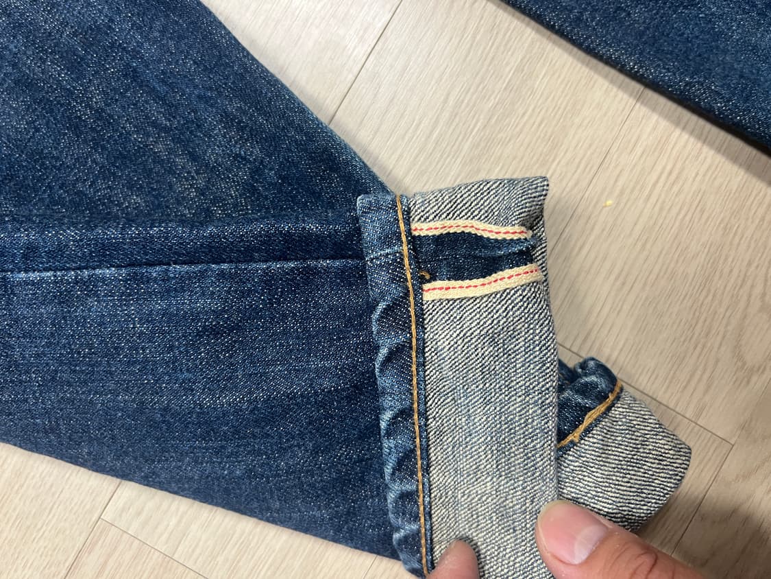 RADIALL(라디알) 셀비지 데님 팬츠 (32사이즈,신치백) 상품이미지8