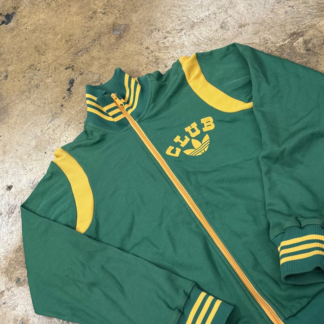 [ 정품/90 ] 아디다스 파이어버드 딥 그린 클럽 트랙탑 져지 b8 상품이미지1