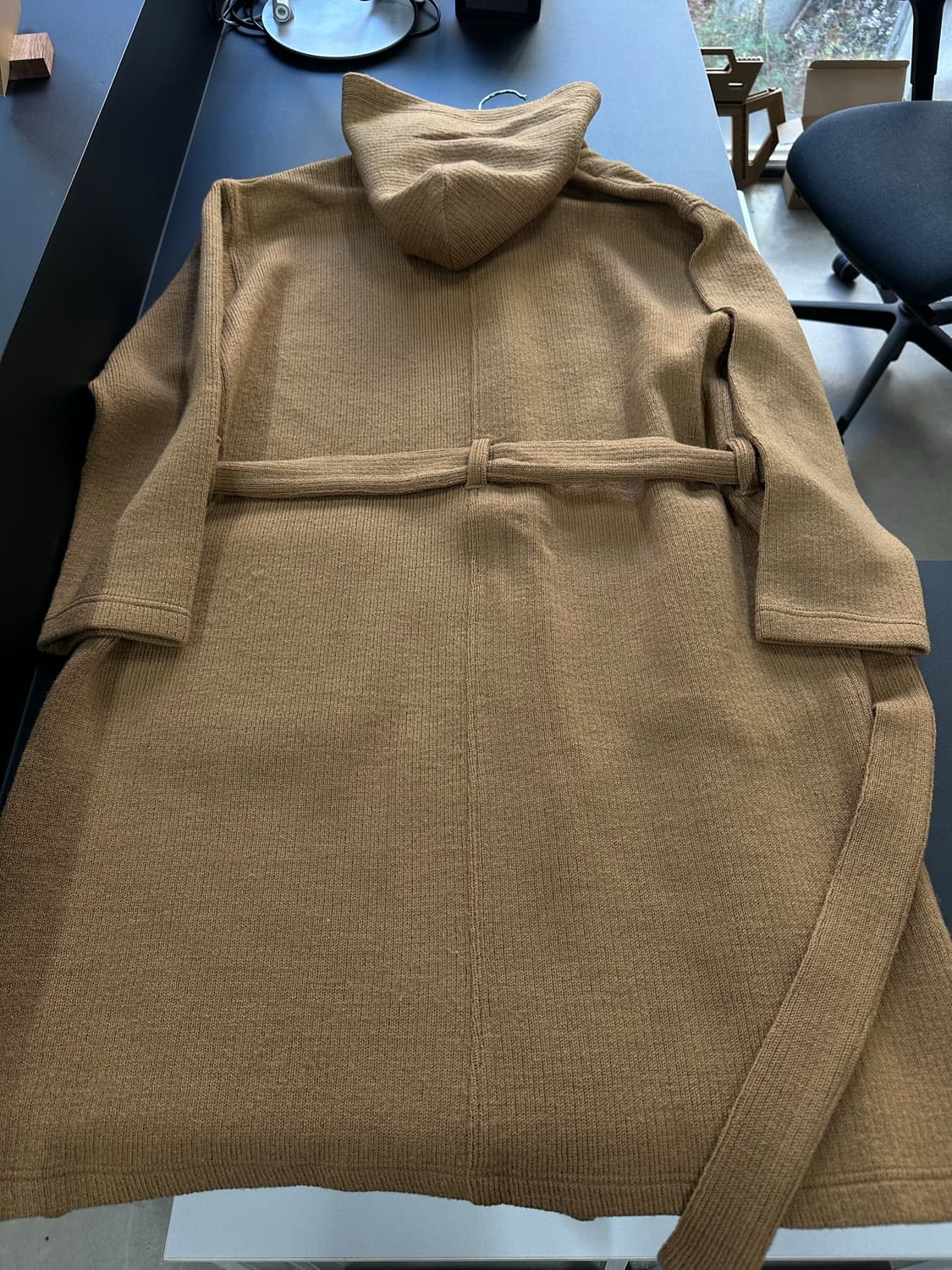 히스테릭글래머 히스걸 울 후디드 로브코트 상품이미지6