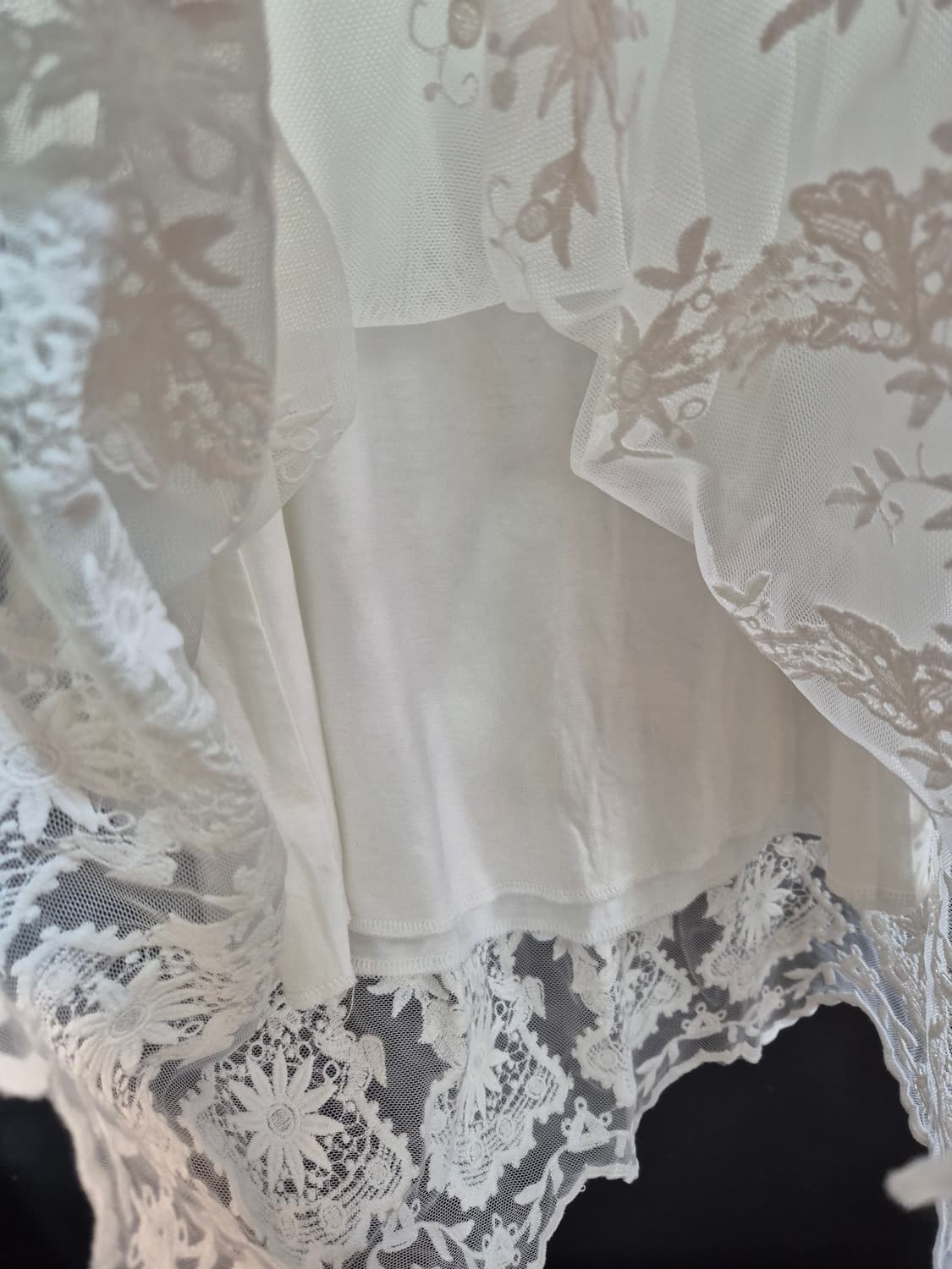 올리브데올리브 화이트 레이스 롱 끈원피스 S 상품이미지8