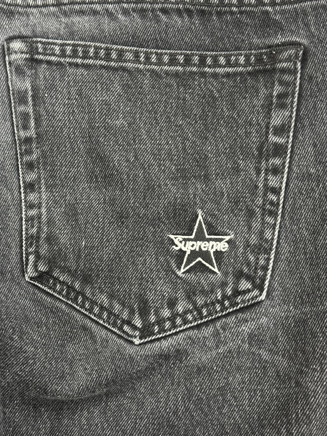 Supreme 레귤러 진 블랙 36 상품이미지5