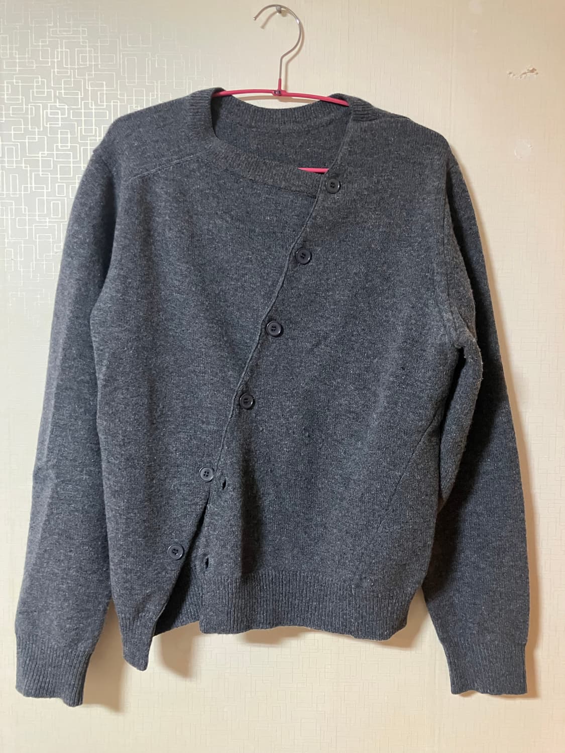 EE 2way cardigan grey  상품이미지1