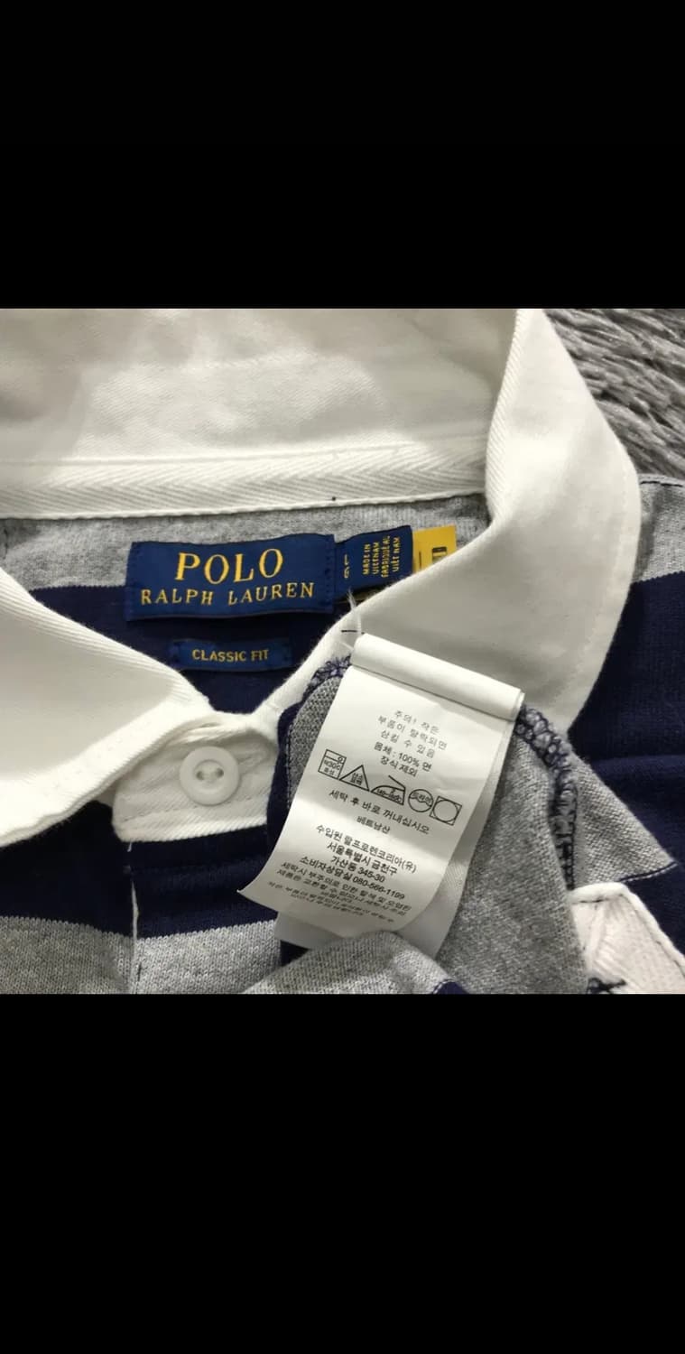 [[L(실 XL), QR인증,A급] 폴로(POLO) 랄프 로렌 럭비티셔츠 상품이미지6