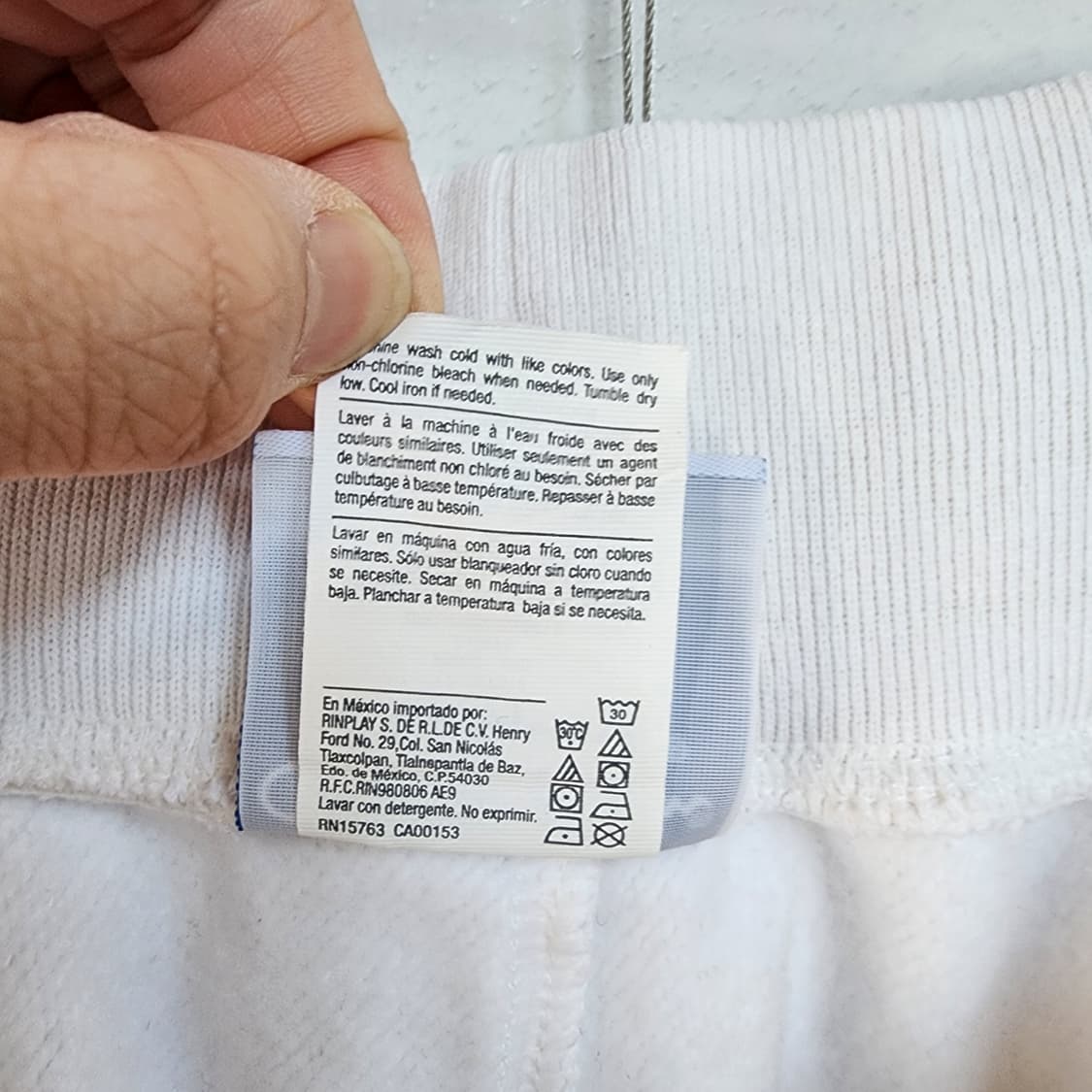 챔피온 화이트 트레이닝 바지 상품이미지9