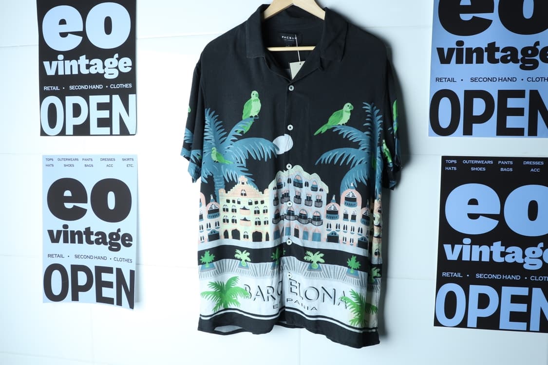 (L-2XL) 브랜드빈티지 반팔셔츠 남방 USA 하와이안 새-H33082 상품이미지2