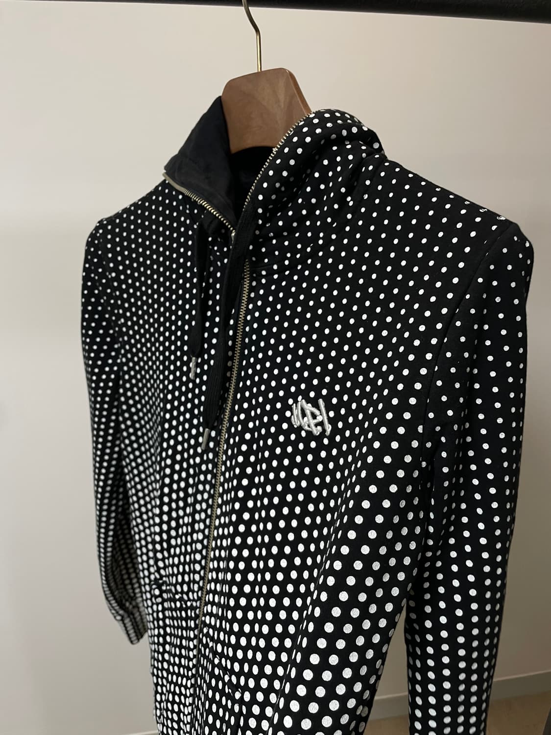 (90) 마자플라바 토트 땡땡이 후드 집업 상품이미지2