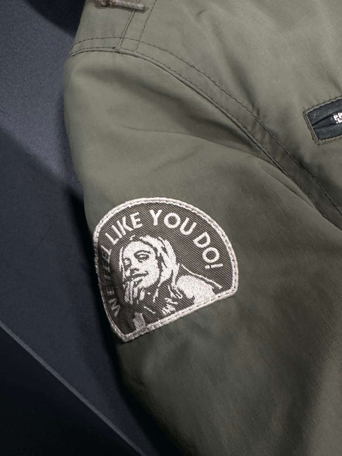 히스테릭 글래머 야상 지퍼 단추 자켓 상품이미지5