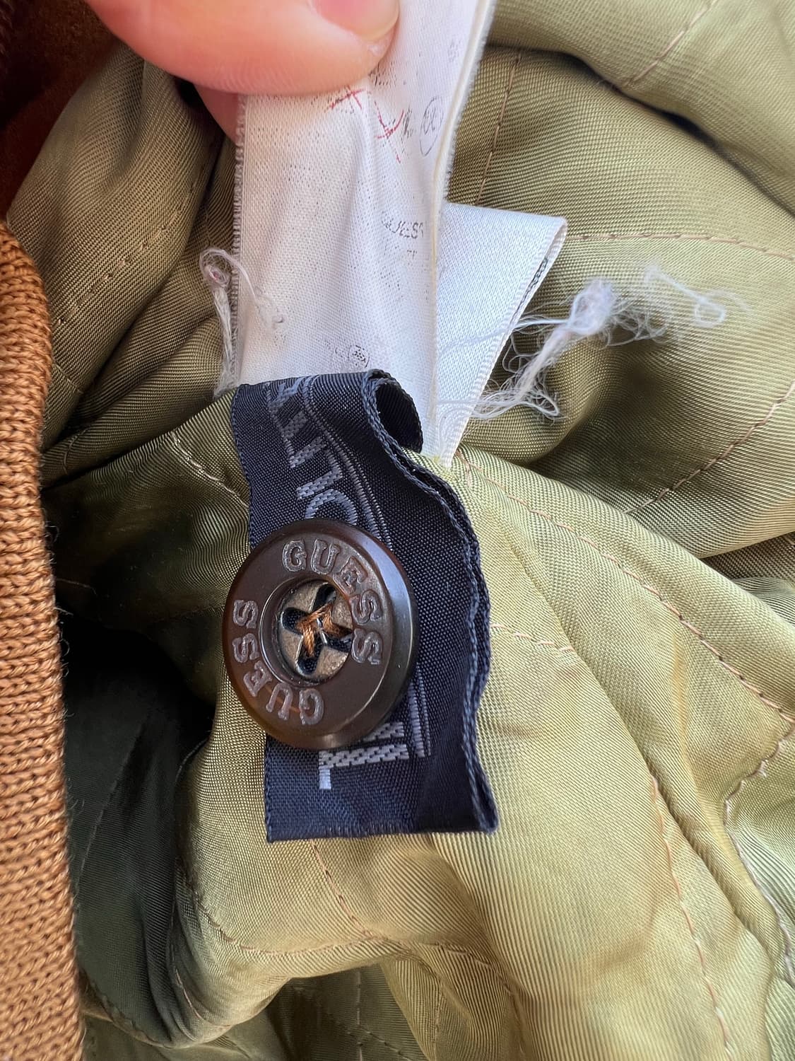 90s 게스 울 바시티 자켓 상품이미지6