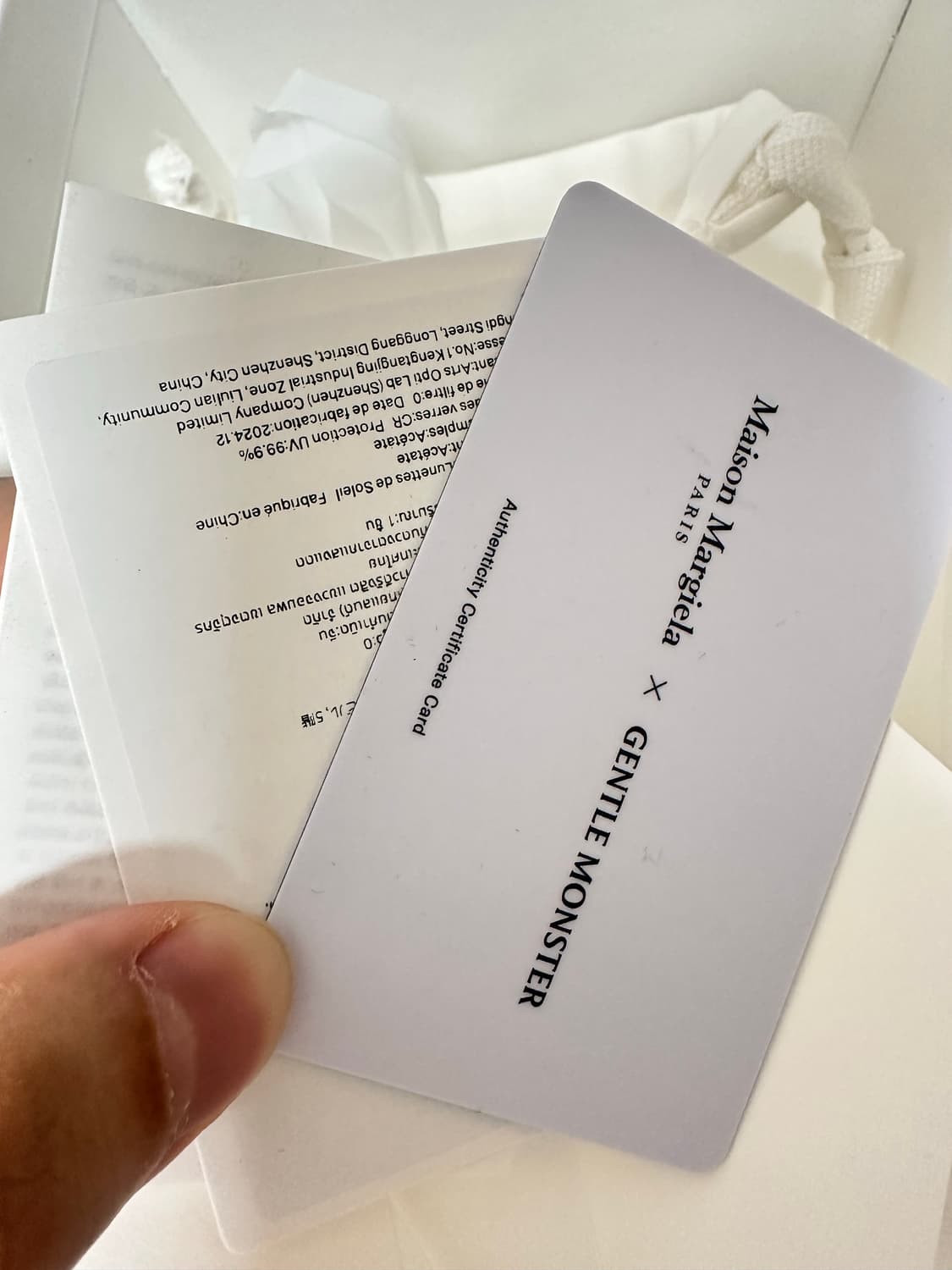 젠틀몬스터x마르지엘라 MM212 블랙 클리어 상품이미지7