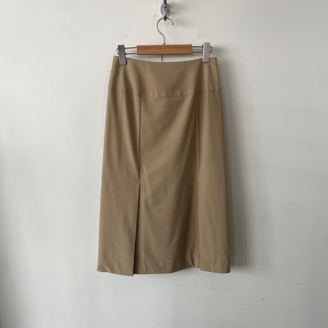 camel beige long skirt  상품이미지4