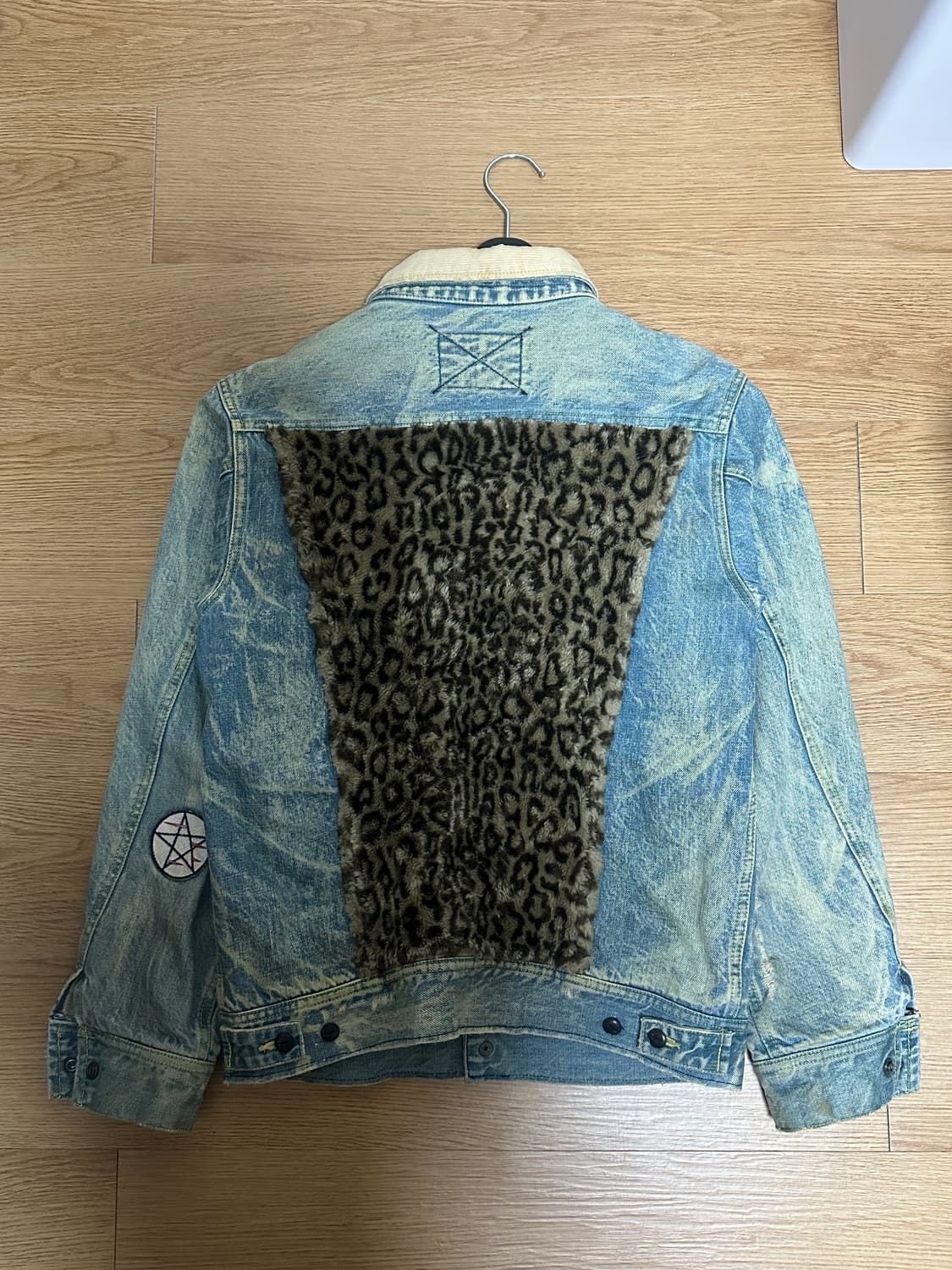 레오파드 청자켓 m 상품이미지3