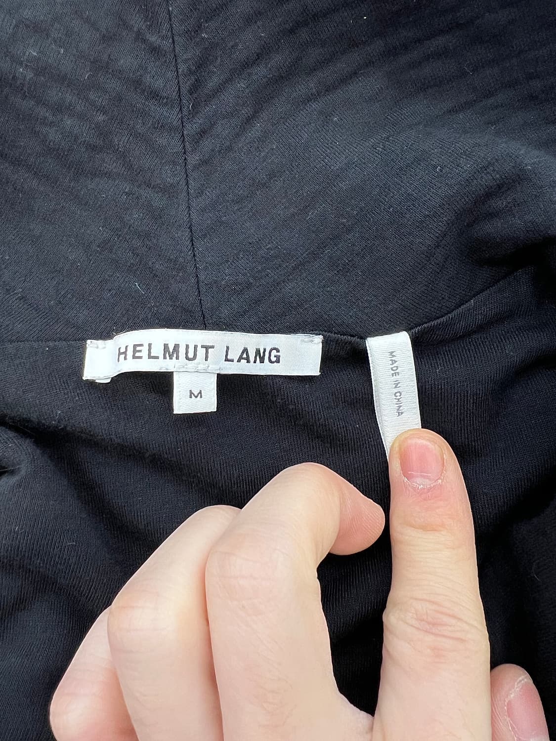 헬무트랭 블랙 비대칭 언발런스 모달 집업 마운틴 자켓 상품이미지8