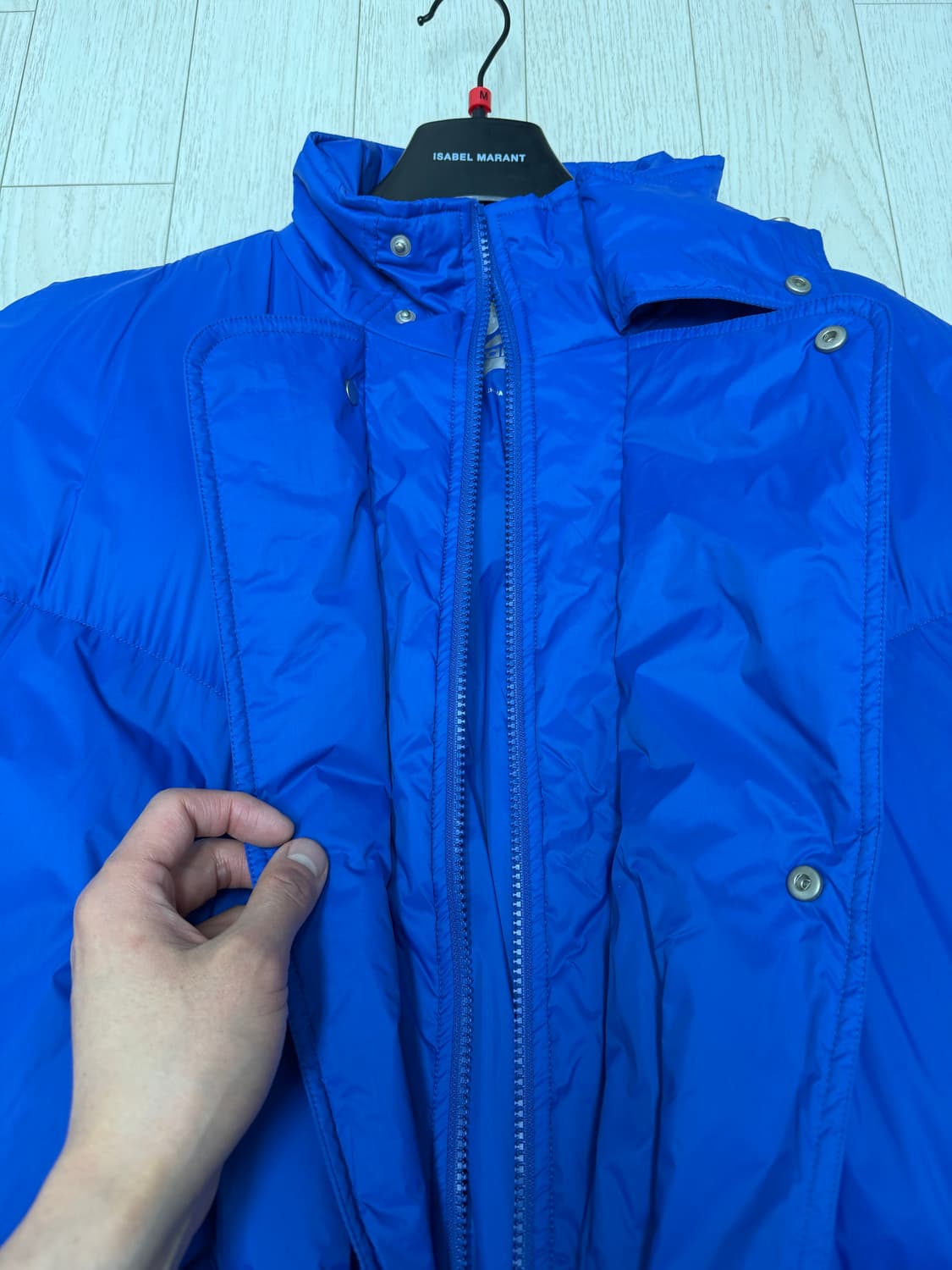 이자벨마랑 블루패딩점퍼 M(103~105느낌) 상품이미지4