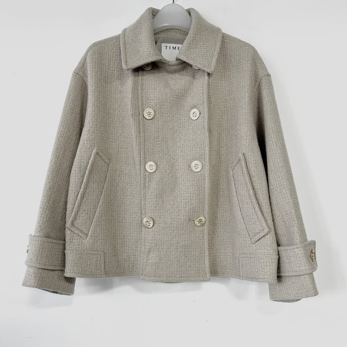 타임 22 울 캐시미어 더블 자켓 상품이미지1