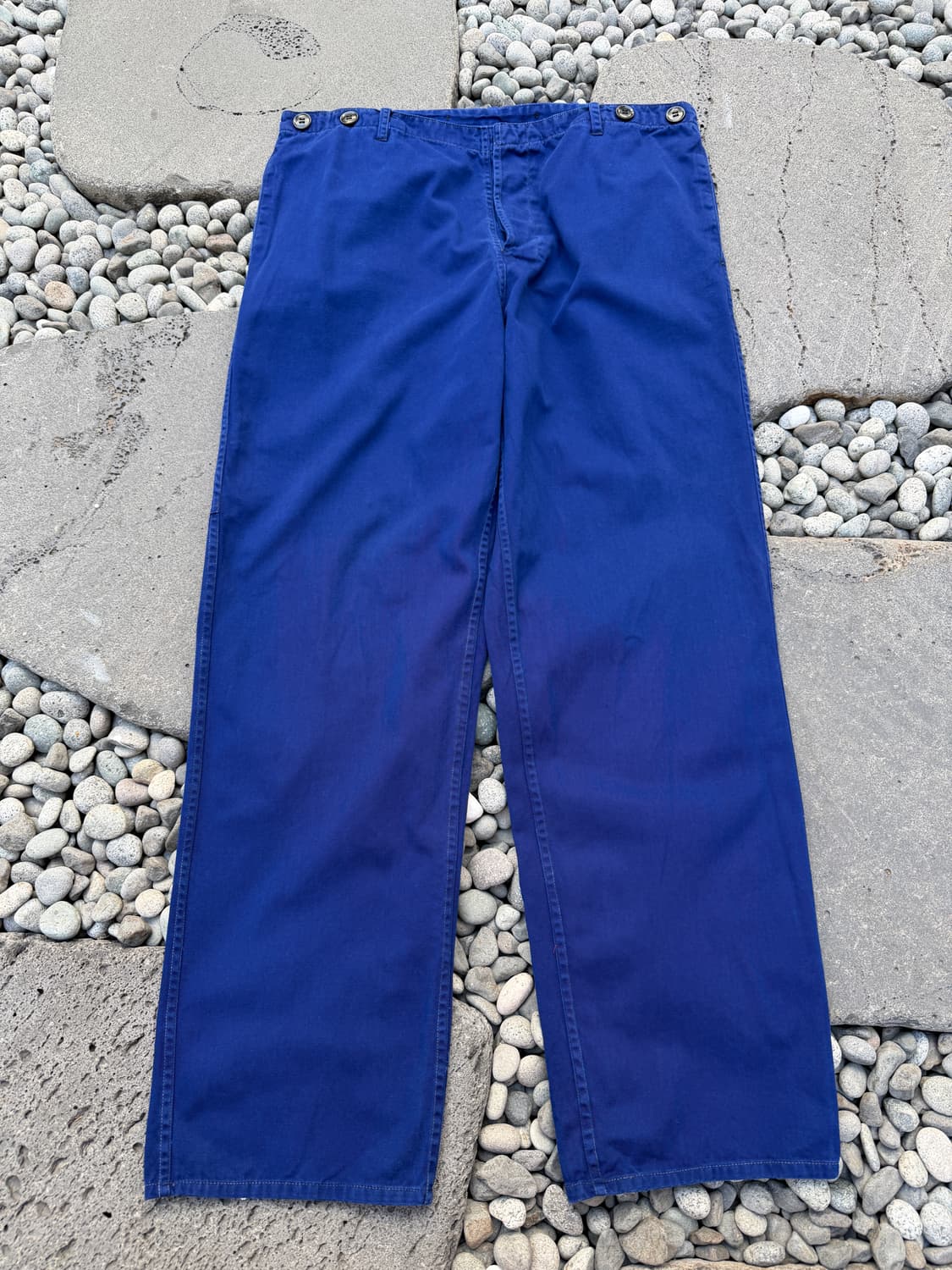 1970s FRIENDSHIP NAVY INK BLUE 프렌치워크팬츠 상품이미지1