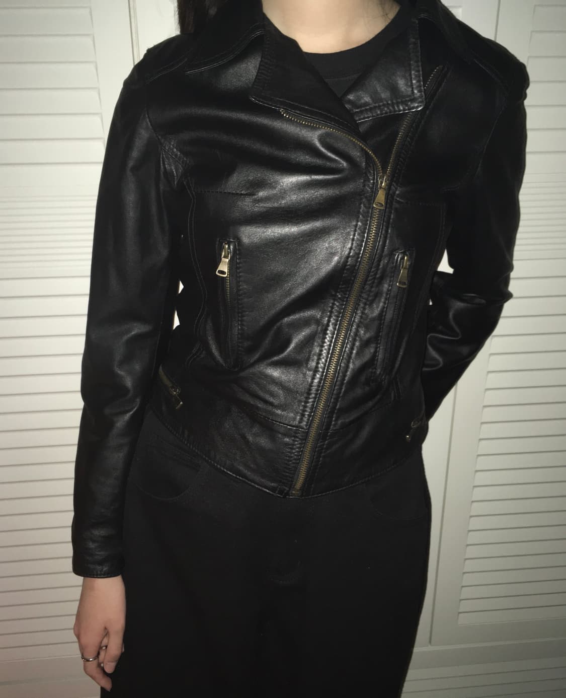 이탈리아 베지터블 램스킨 레더자켓 상품이미지2