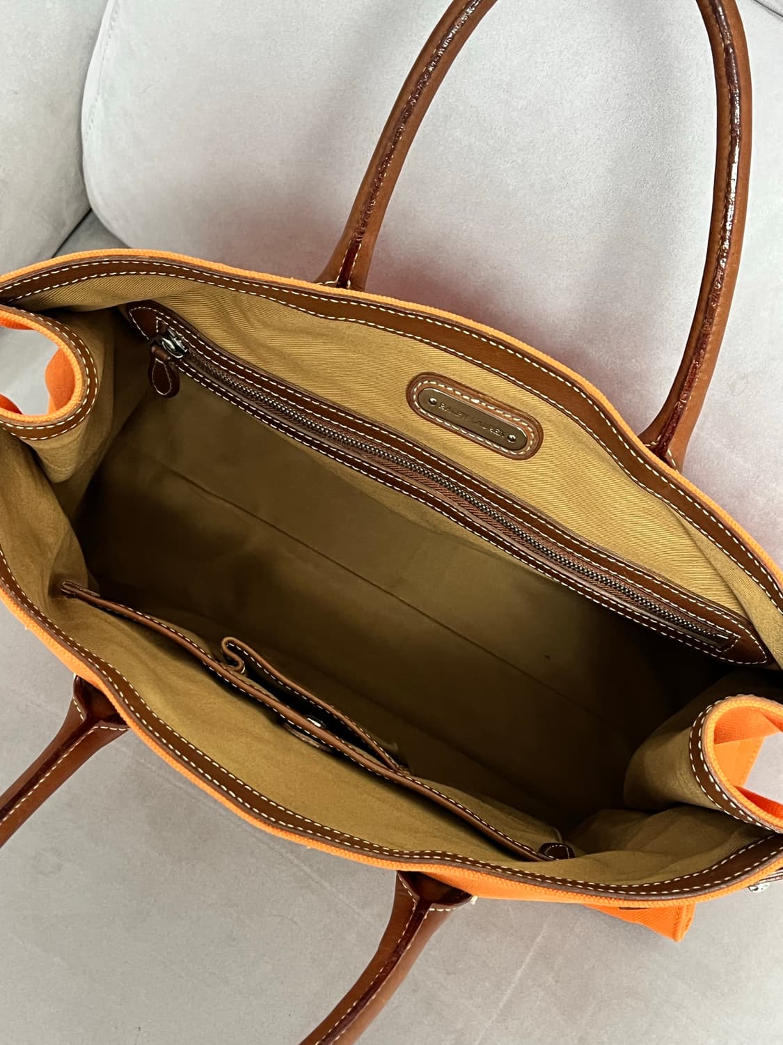 Ralph Lauren Canvas Ricky Tote 상품이미지5