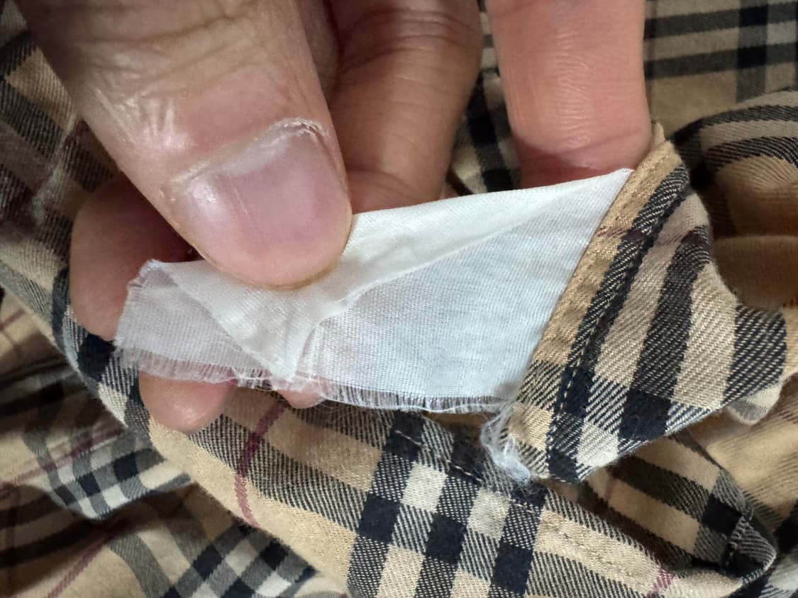 버버리 런던 시그니처 노바체크 반팔 셔츠 M ~ L 상품이미지4