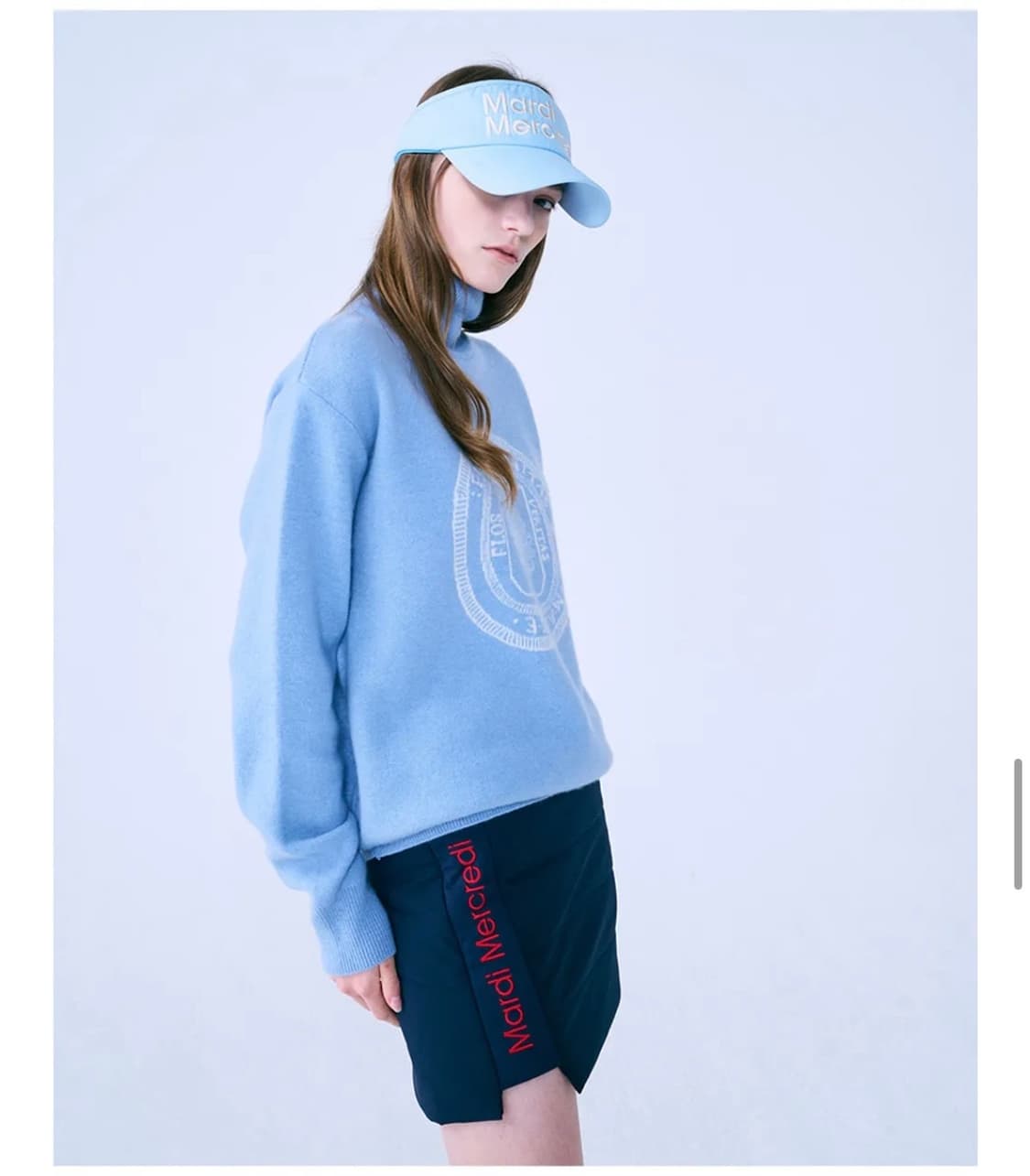 새상품) 마르디 메크르디 악티프 패디드 미니스커트 S 상품이미지1